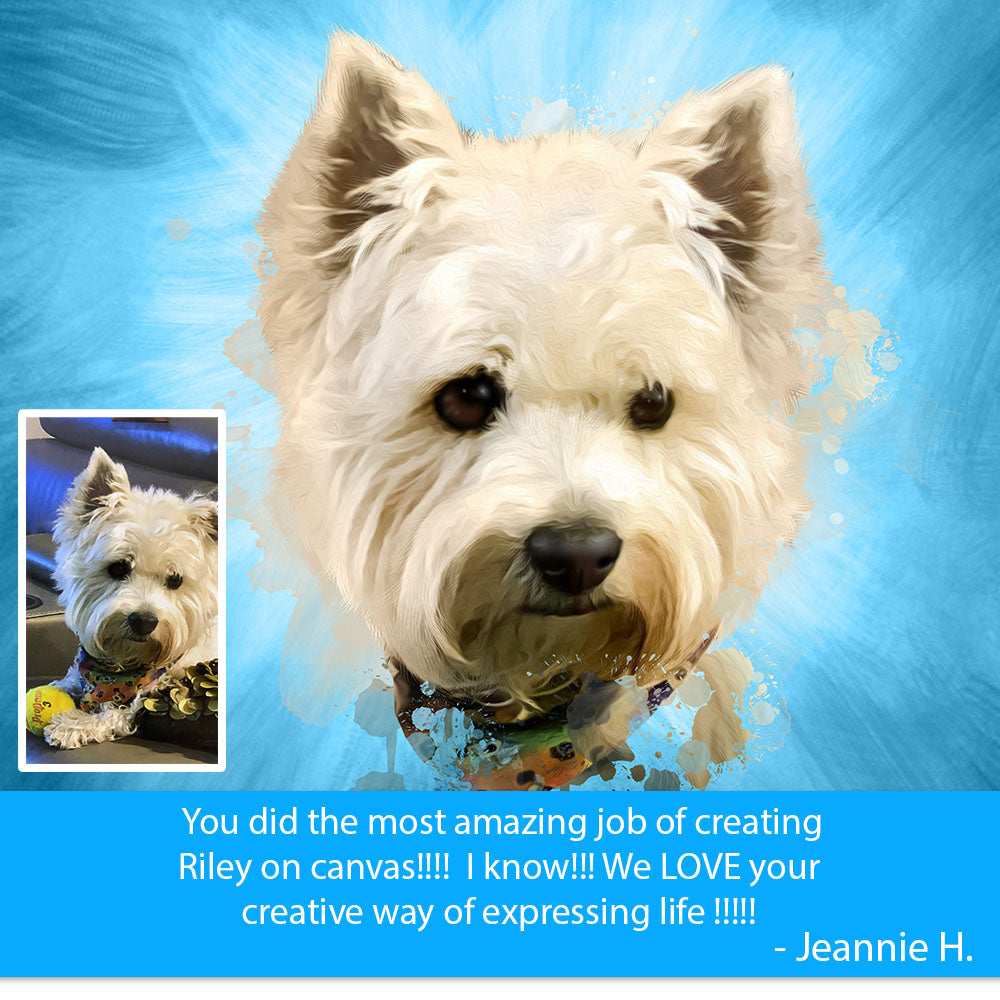Poster Dog Portrait